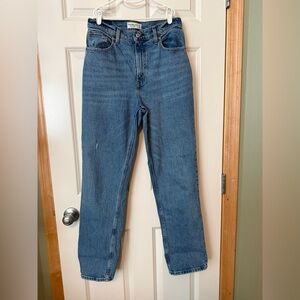 Abercrombie & Fitch Light Blue High-Rise Jeans